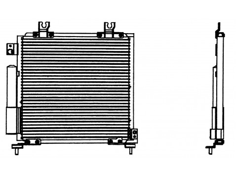 Condenser - Suzuki Ignis 1,300cc. '01-02